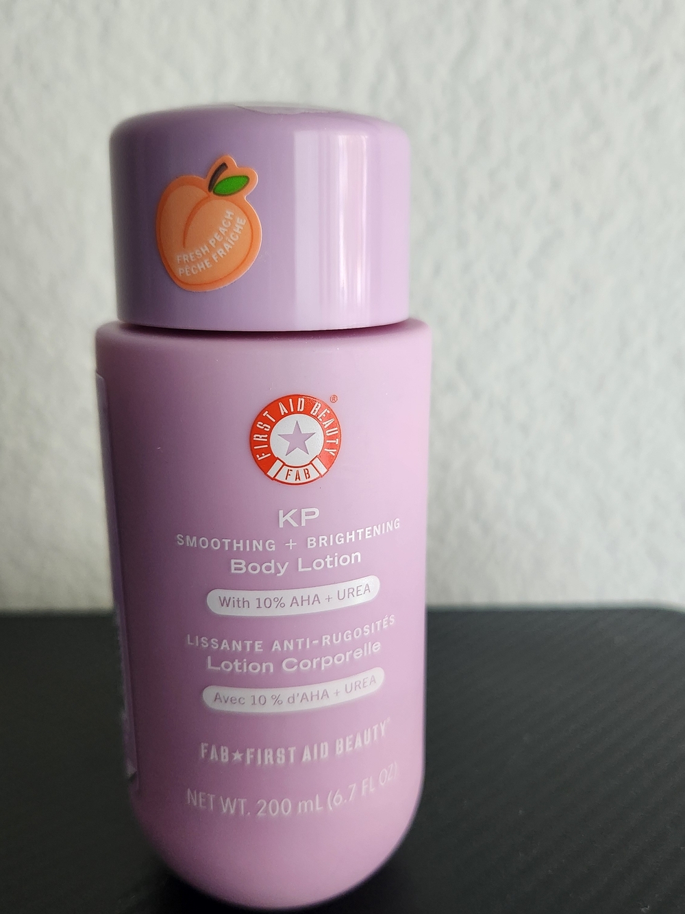 First Aid Beauty KP Smoothing + Brightening Body Lotion - Peach - 6.7fl.oz